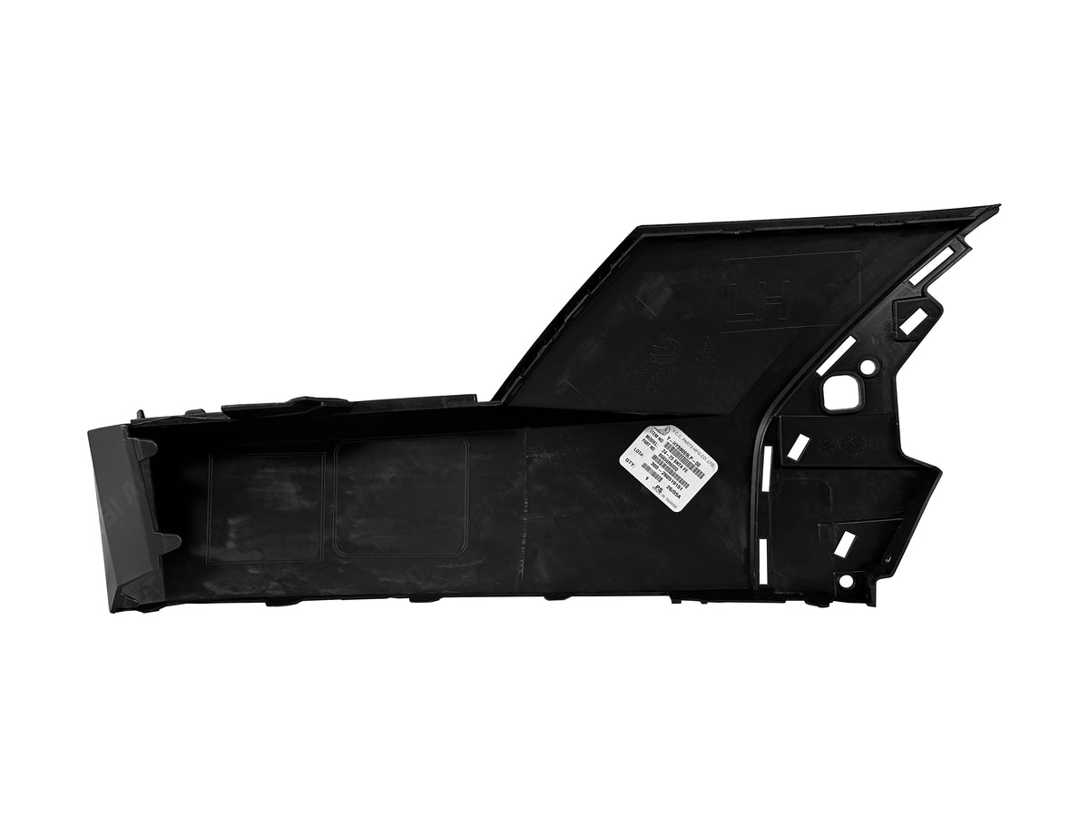 Hyundai Santa Fe painted left rear upper bumper cover shown from an angled view