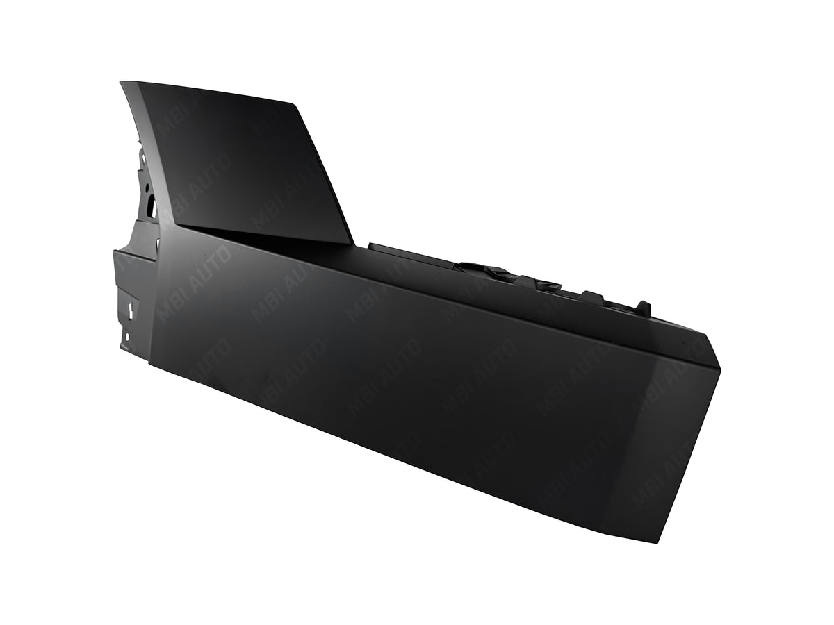 Painted Hyundai Santa Fe driver rear upper bumper cover replacement