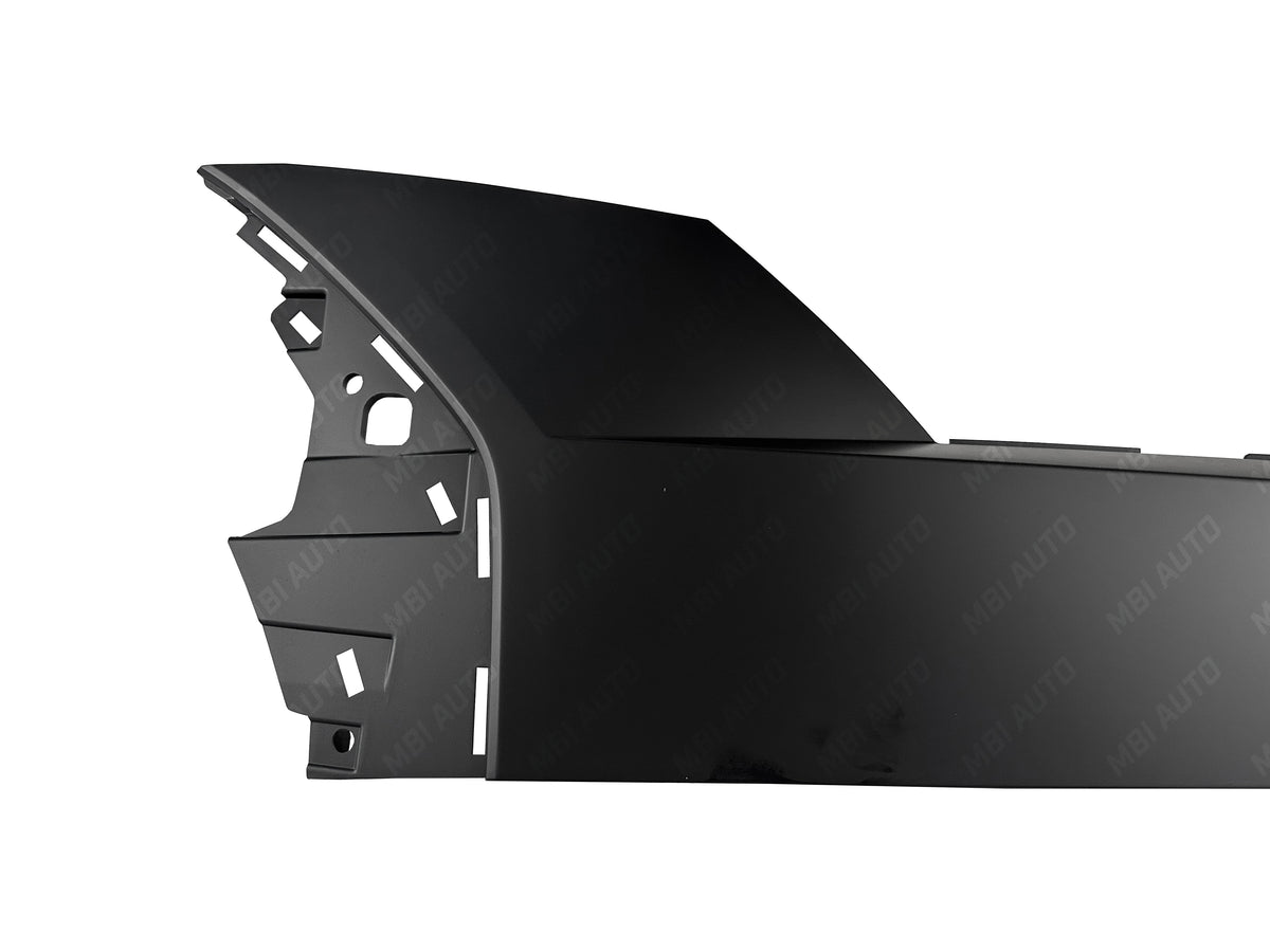 Brand-new painted Hyundai Santa Fe driver rear upper bumper cover ready for installation