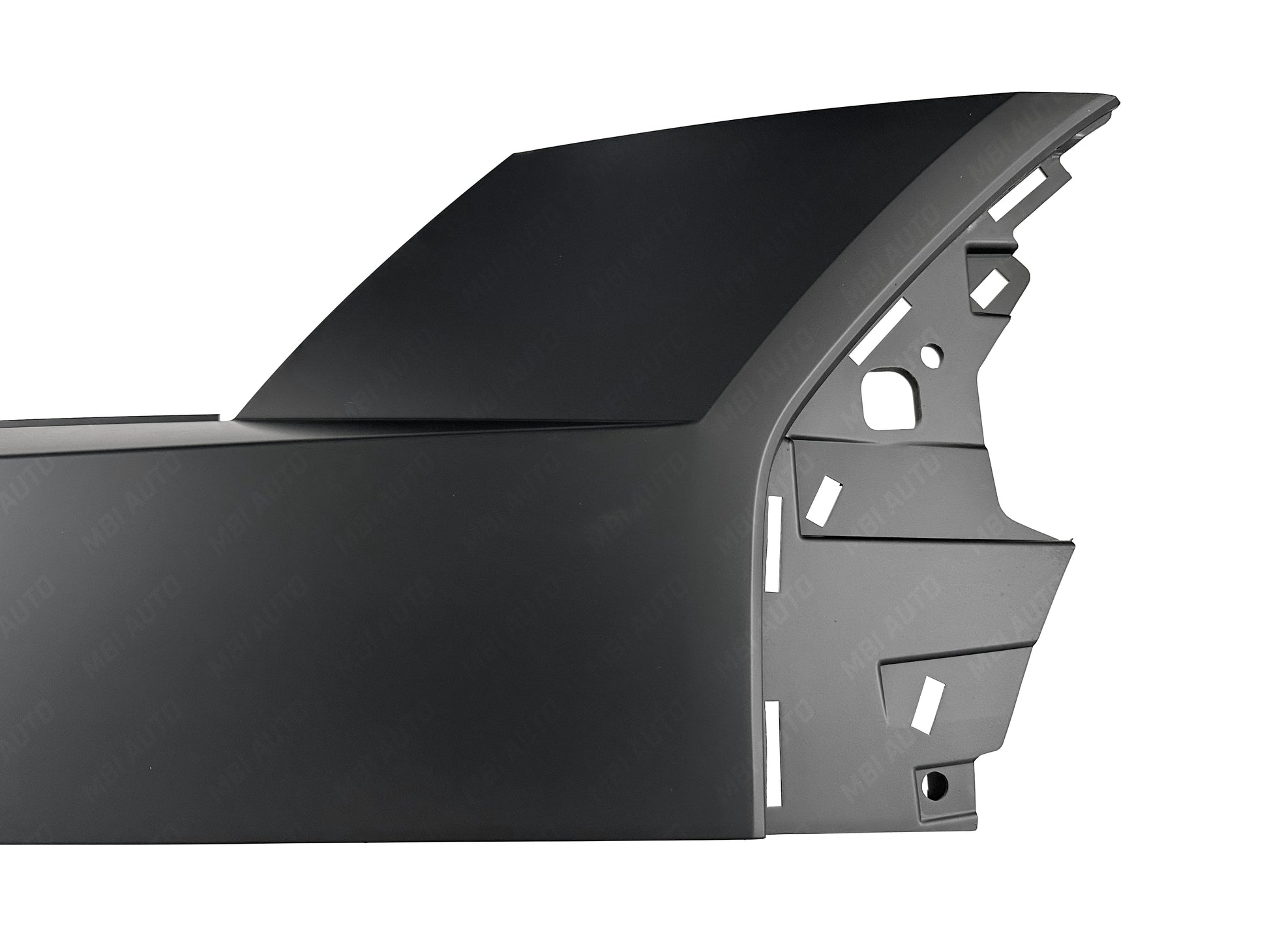 Brand-new painted Hyundai Santa Fe passenger rear upper bumper cover ready for installation