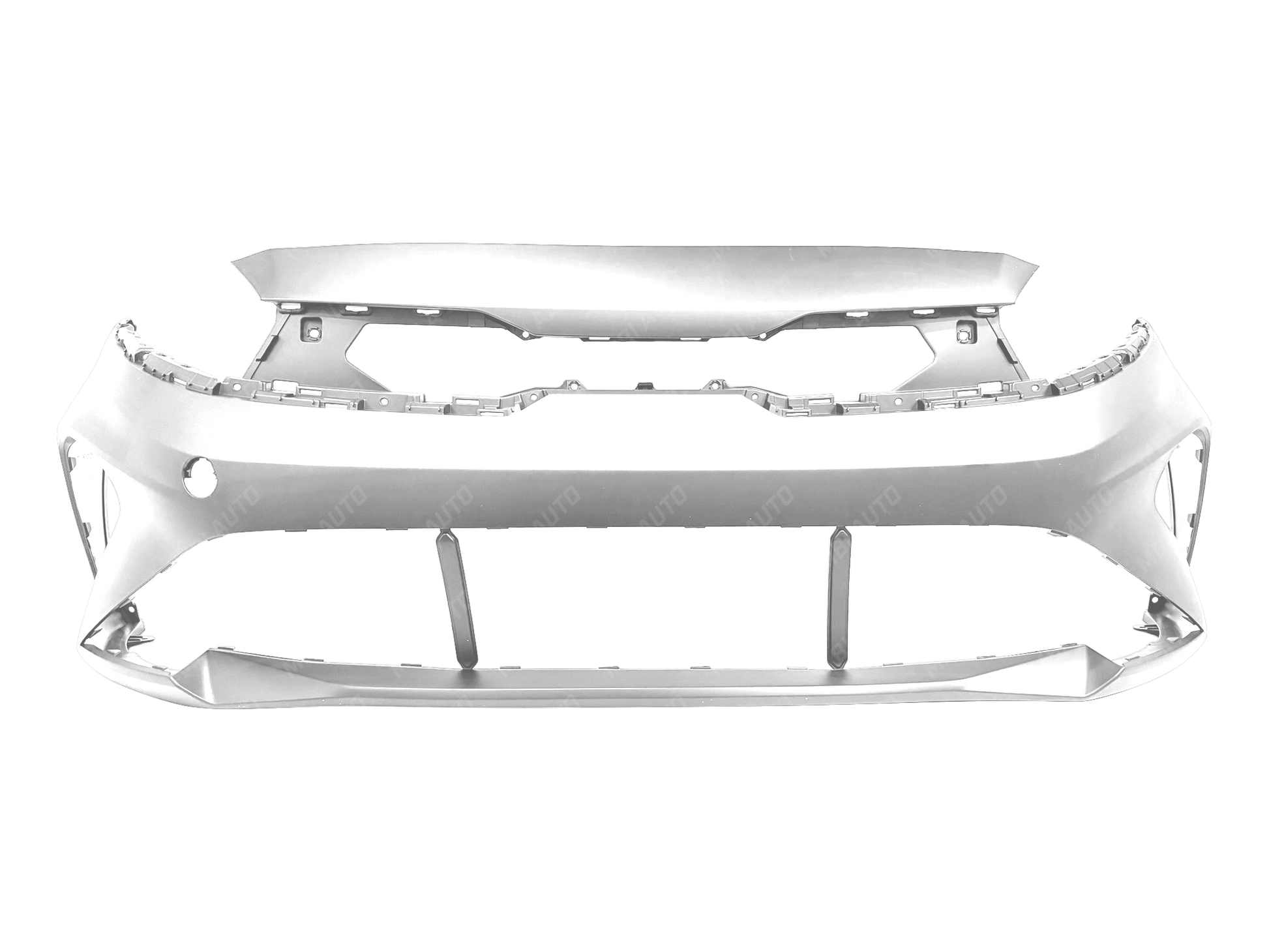 Painted White Front Bumper SWP for 2022 - 2024 Kia Forte Sedan KI1000219 Bumper_king