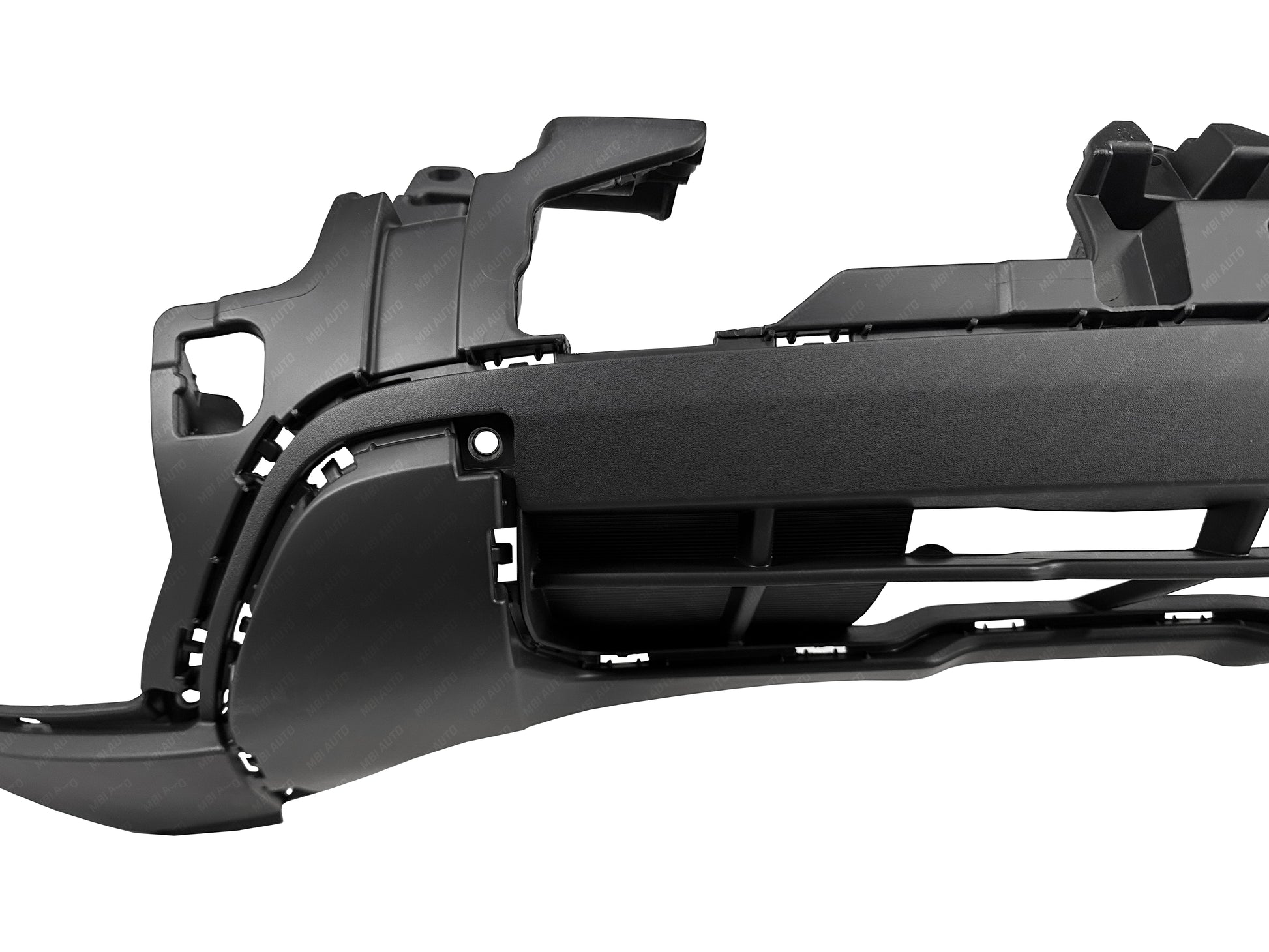 Brand-new textured black Kia Seltos front lower bumper cover ready for installation