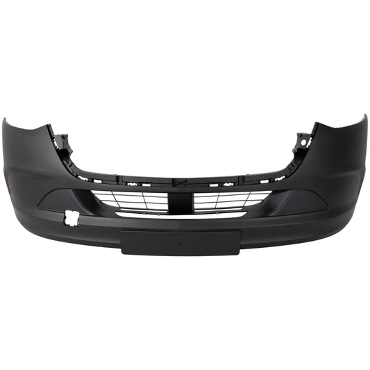 Painted Mercedes-Benz Sprinter front bumper cover without fog lamp or park assist holes
