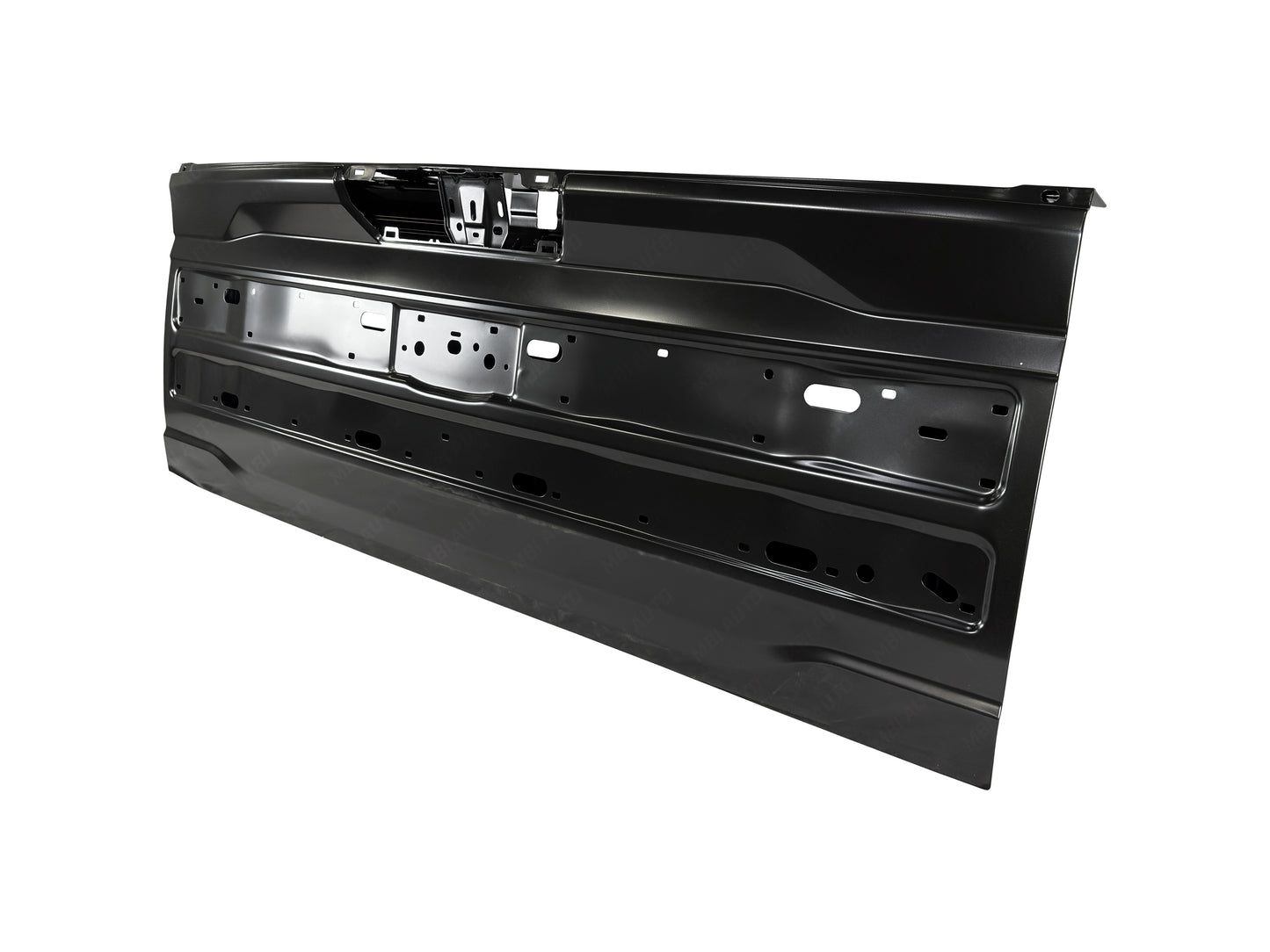 Ford F150 tailgate close-up painted finish no flex