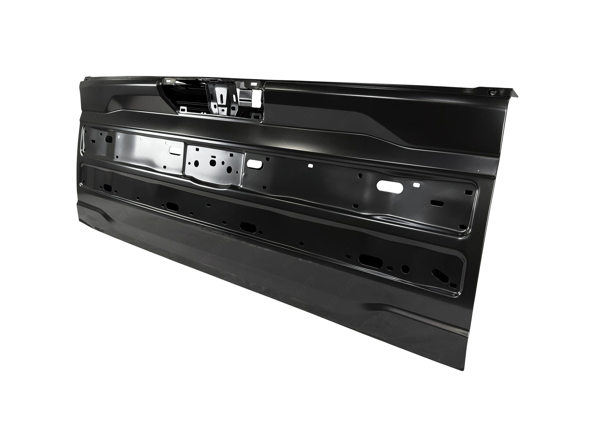 Ford F150 tailgate close-up painted finish no flex