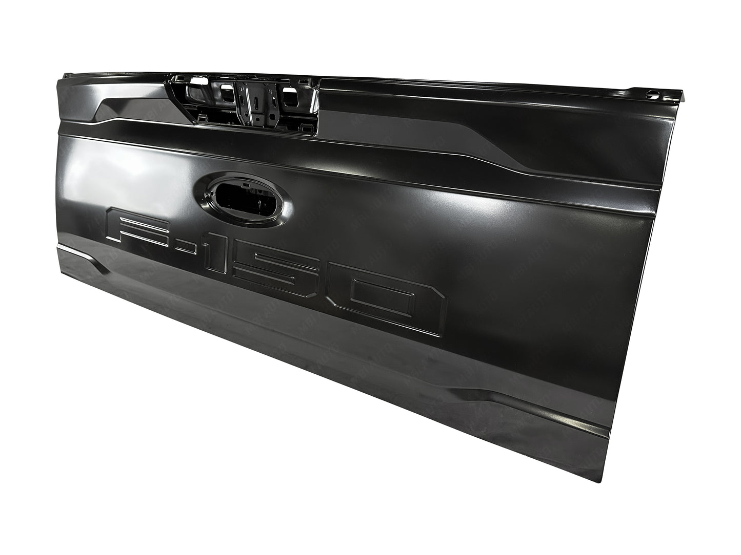 Ford F150 tailgate close-up painted finish flex step