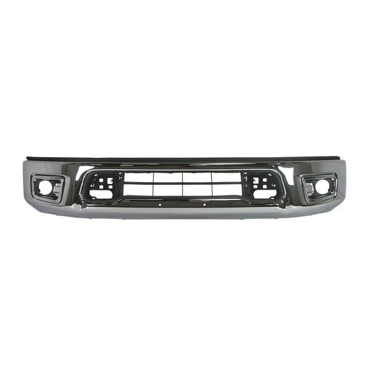 Nissan Titan chrome front bumper face bar for 2017–2019