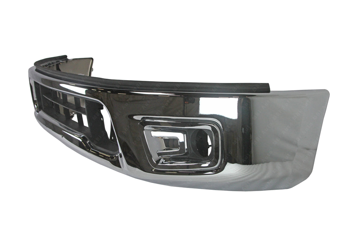 Chrome Nissan Titan front bumper face bar