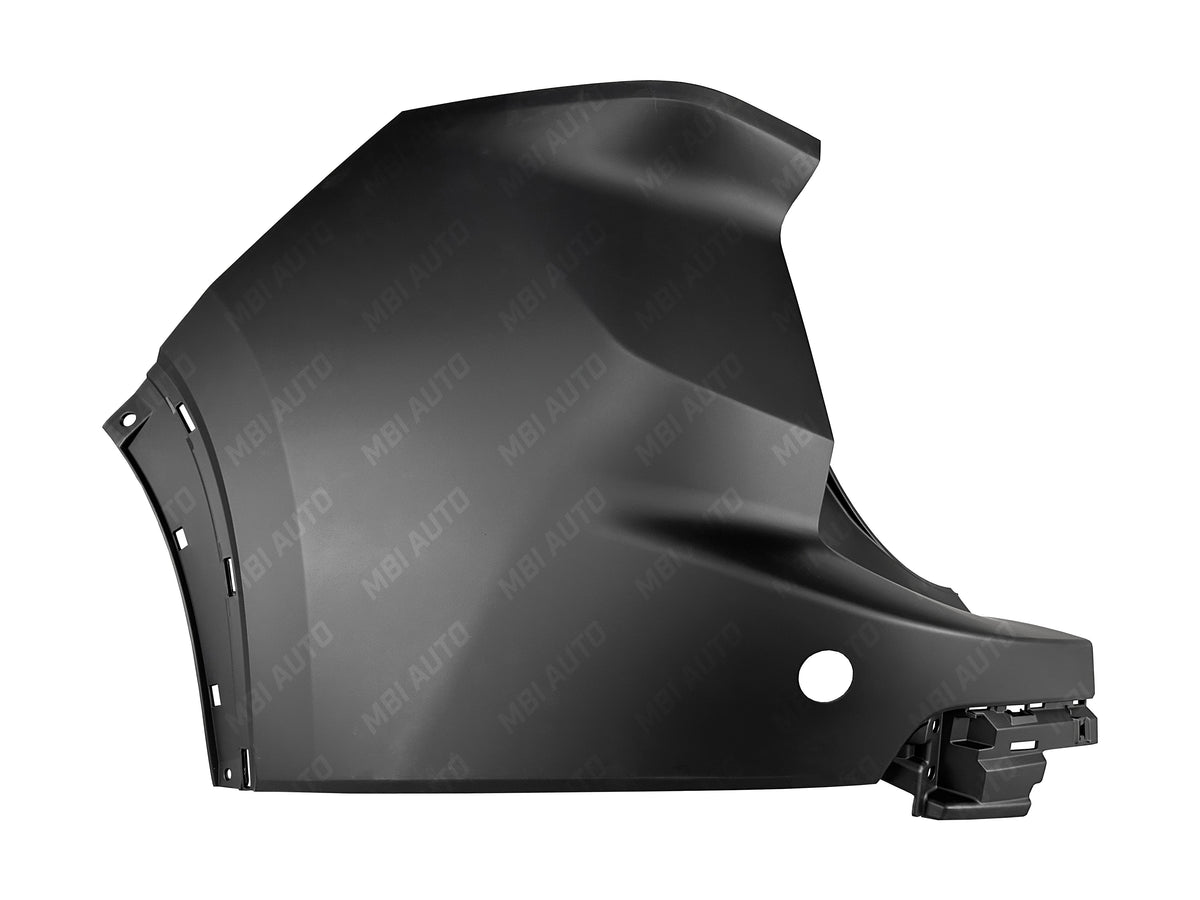 Painted Nissan Rogue driver-side rear bumper end