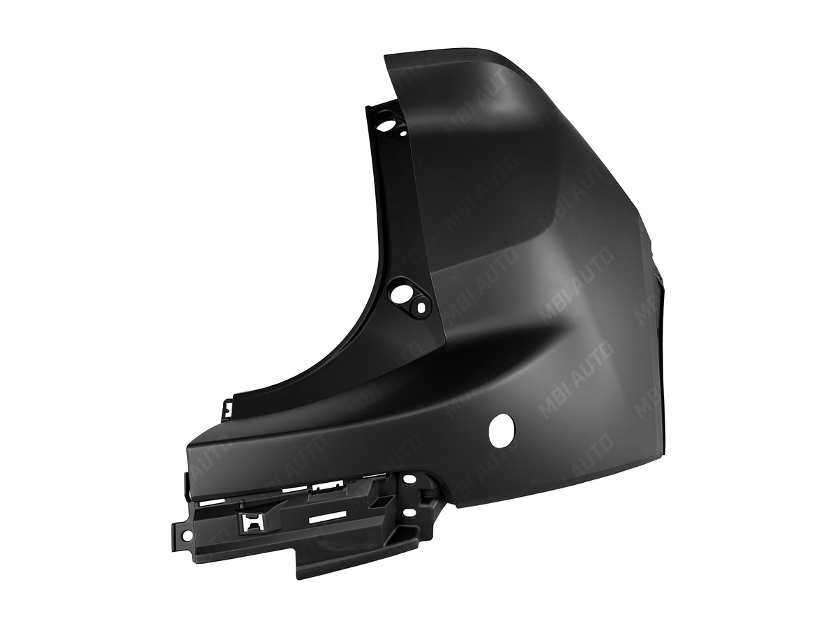 Painted right rear bumper end for 2024–2026 Nissan Rogue