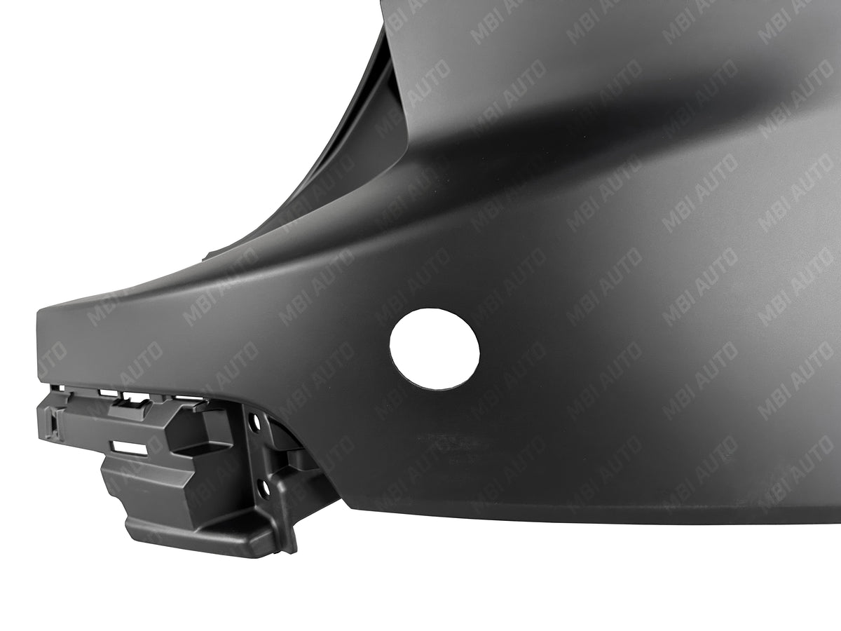 Brand-new painted Nissan Rogue passenger-side rear bumper end