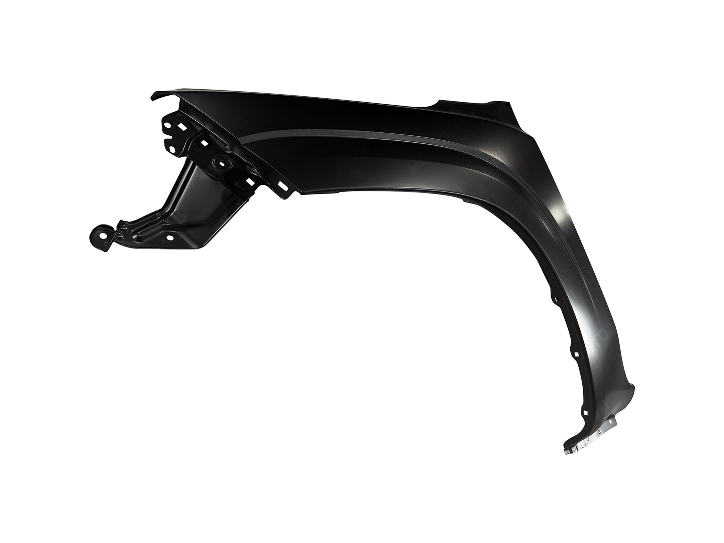 Factory-style painted left front fender for 2022–2025 Nissan Frontier without wheel molding holes
