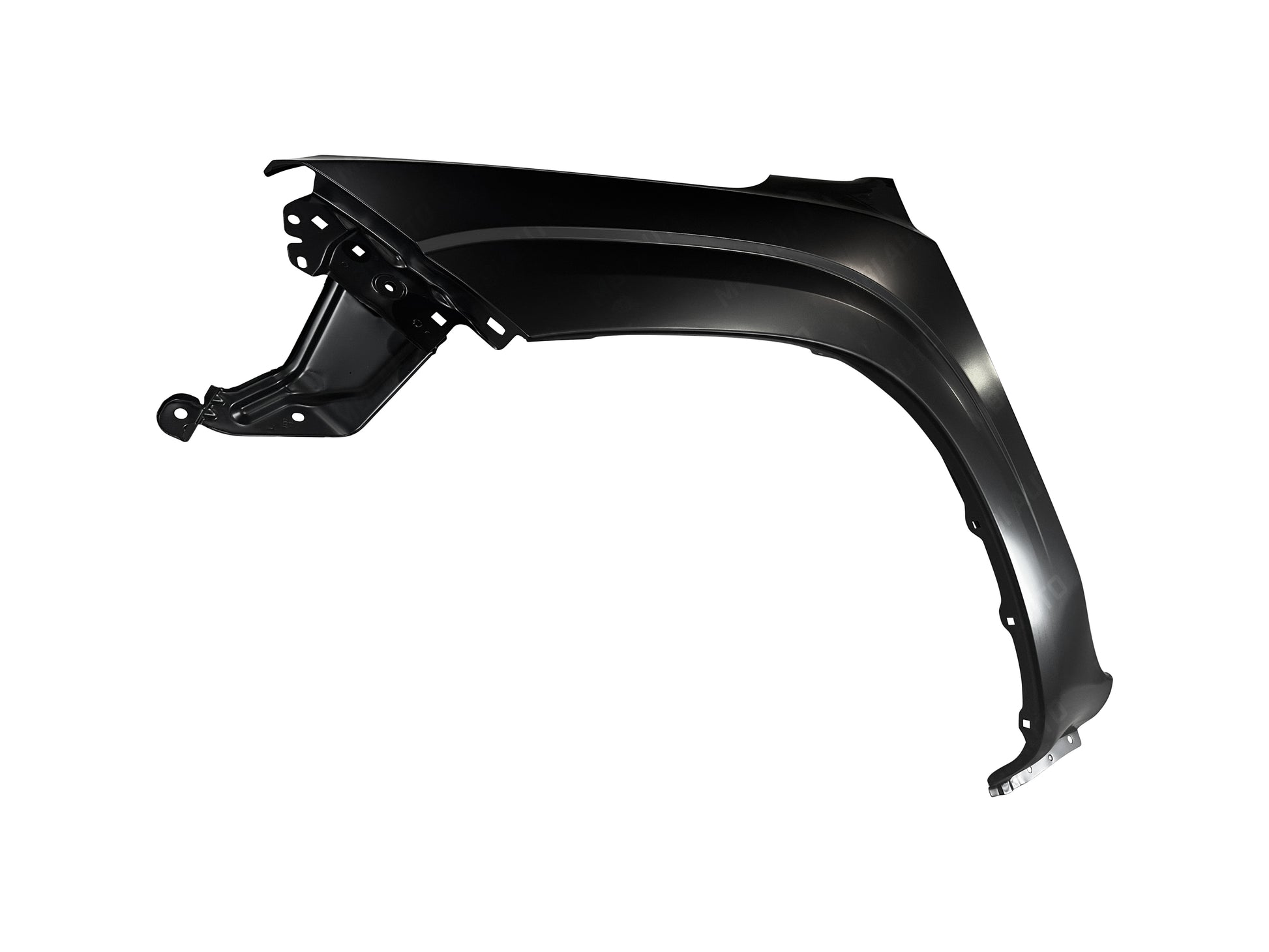 Factory-style painted left front fender for 2022–2025 Nissan Frontier without wheel molding holes