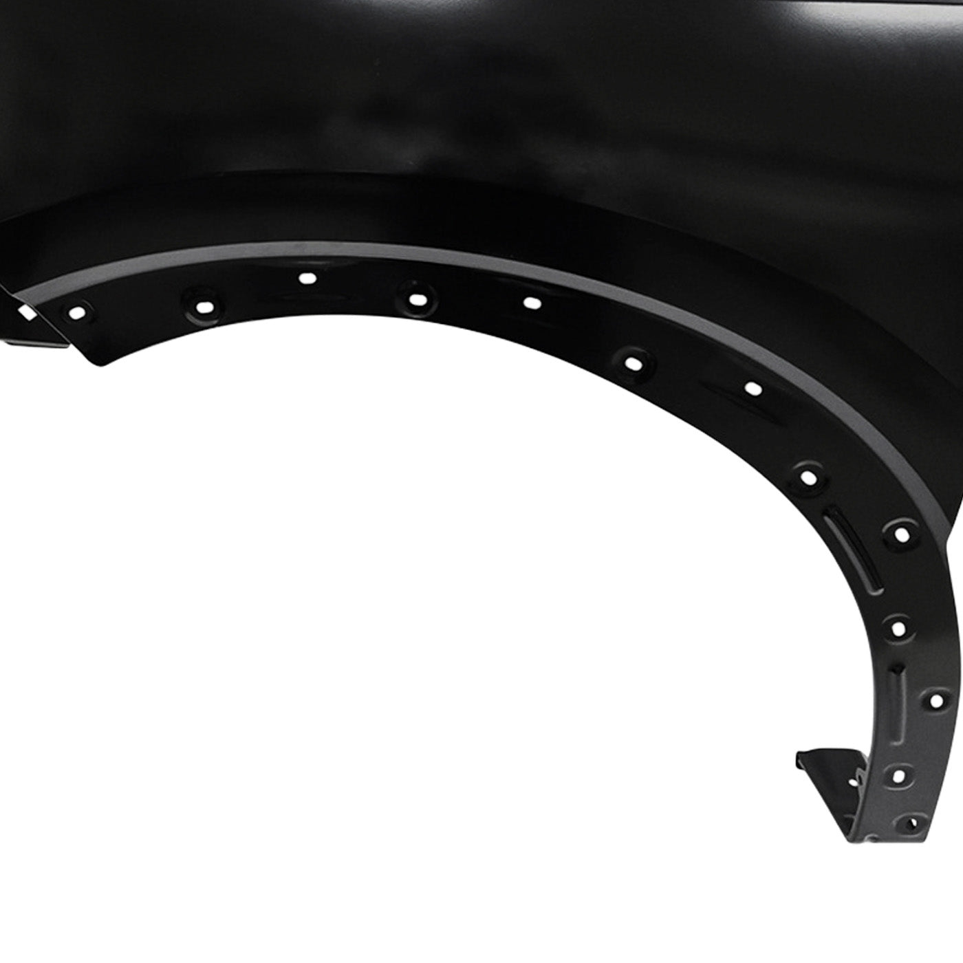 Nissan Kicks painted left front fender shown from an angled installation view