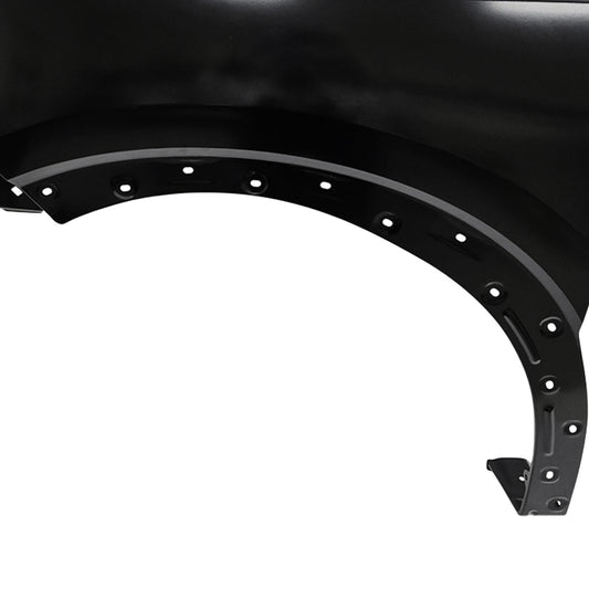 Nissan Kicks painted left front fender shown from an angled installation view