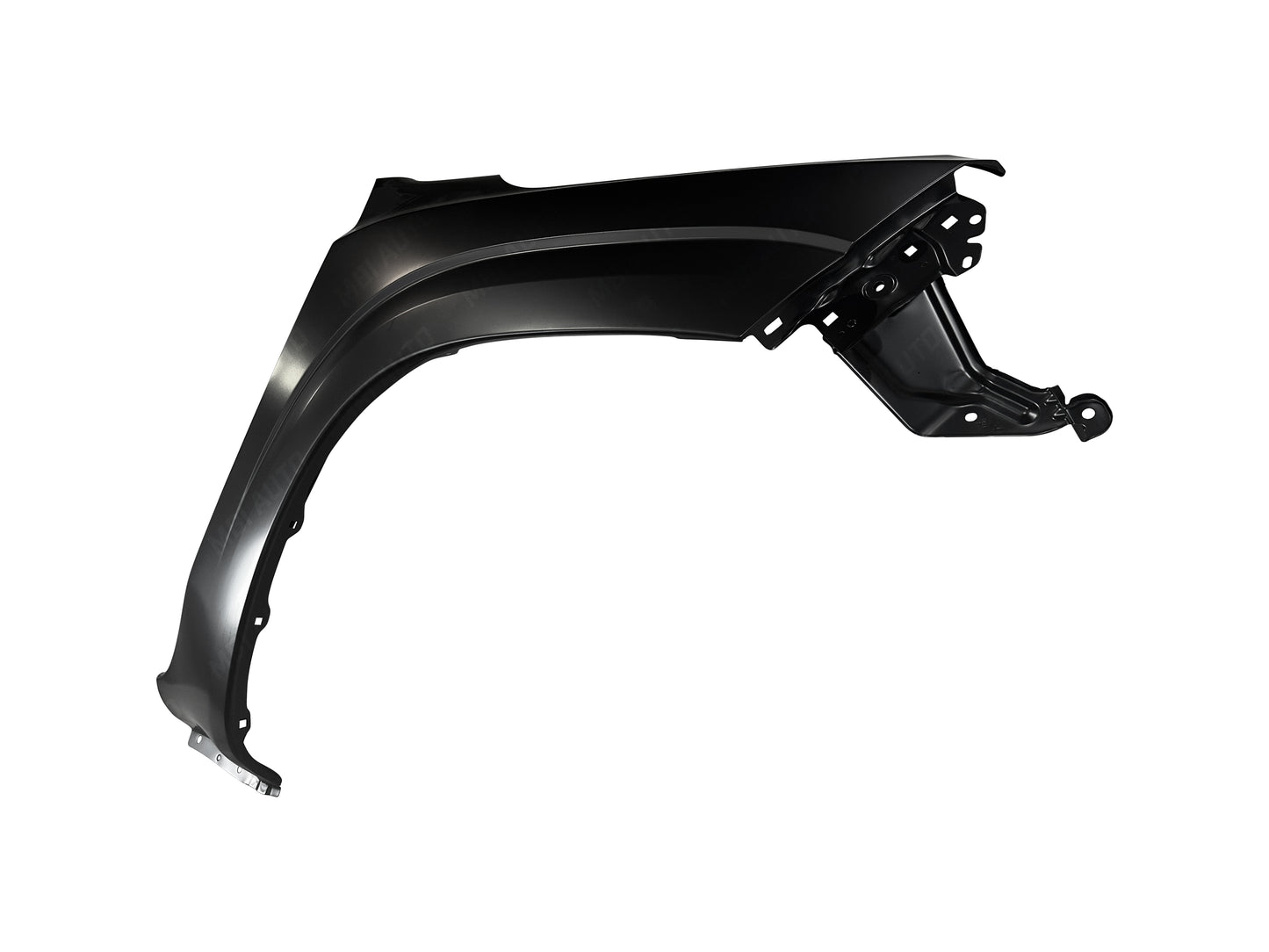 Factory-style painted right front fender for 2022–2025 Nissan Frontier without wheel molding holes