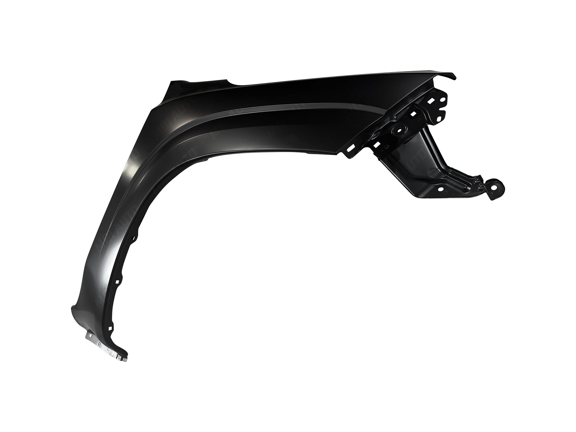 Factory-style painted right front fender for 2022–2025 Nissan Frontier without wheel molding holes