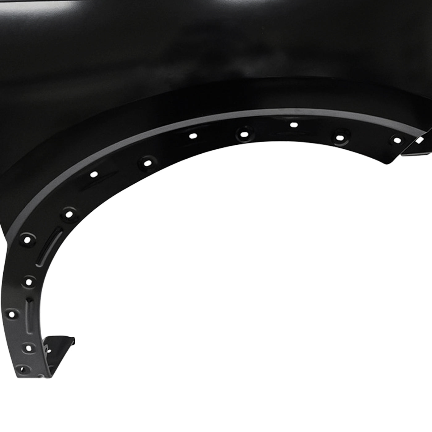 Nissan Kicks painted right front fender shown from an angled installation view