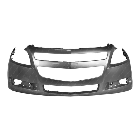 Painted Silver Front Bumper WA636R for 2008-2012 Chevy Malibu Sedan GM1000858 Bumper-King