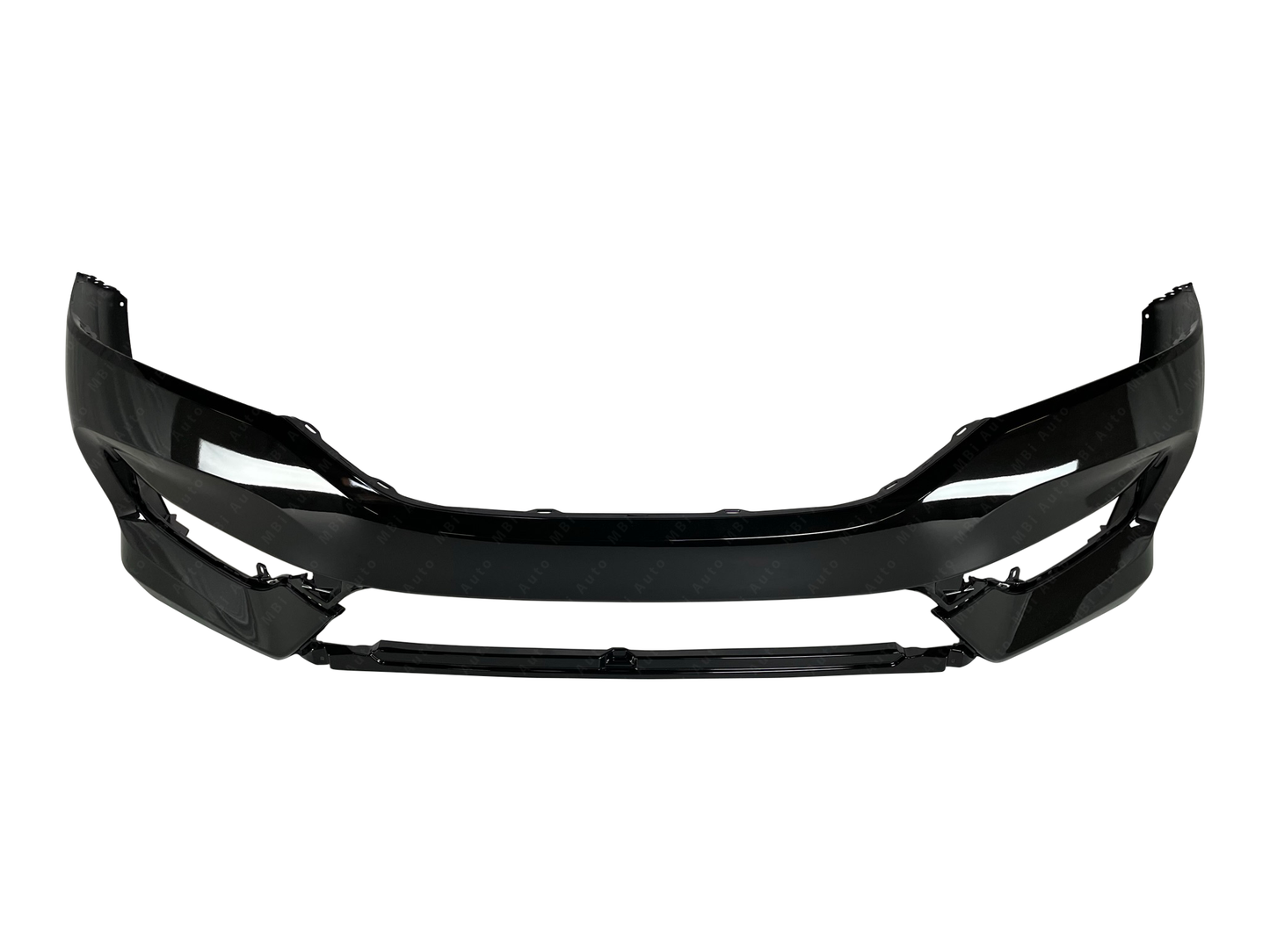 Painted Black Front Bumper NH731P for 2016 - 2017 Honda Accord Sedan HO1000302 Bumper-King