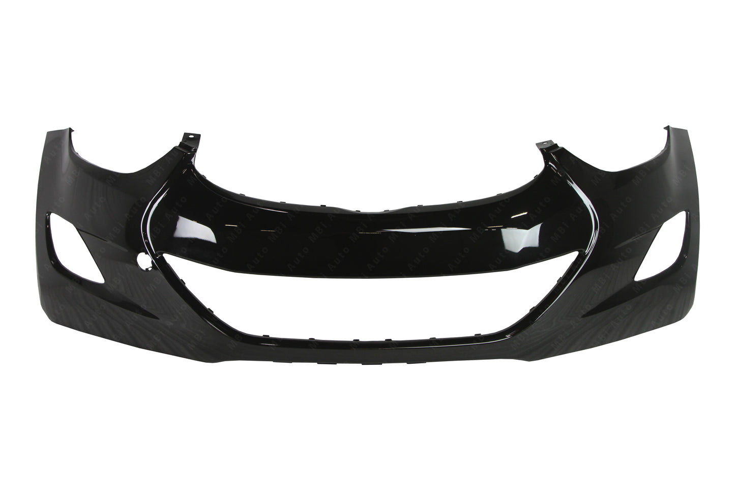 Painted Black Front Bumper 7B/S7B for 2011-2013 Hyundai Elantra HY1000185 Bumper-King