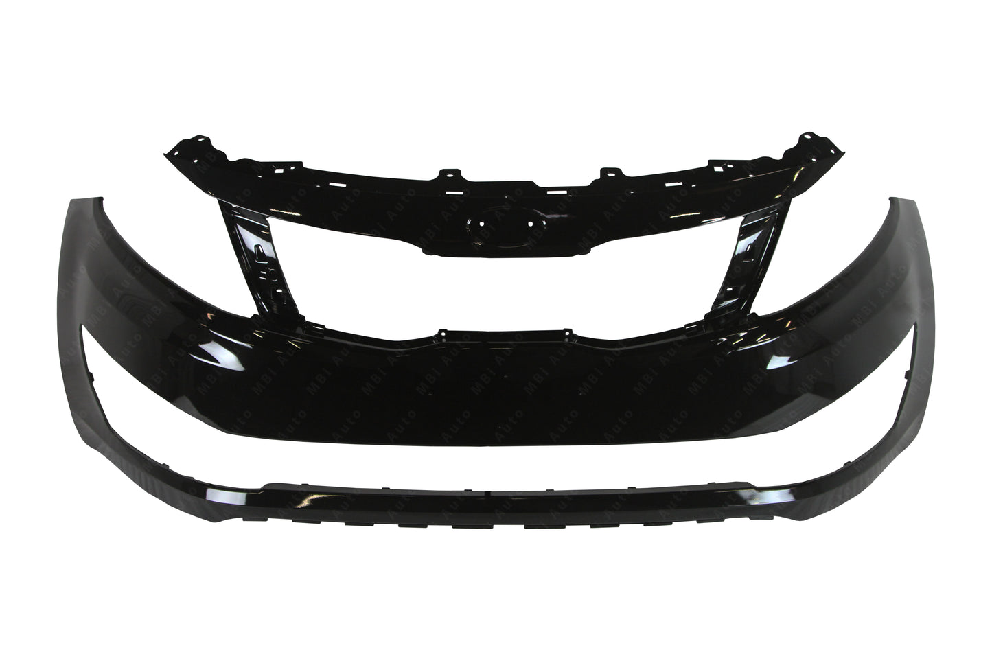 Painted Black Front Bumper EB for 2012-2013 Kia Optima EX & LX KI1000161 Bumper-King