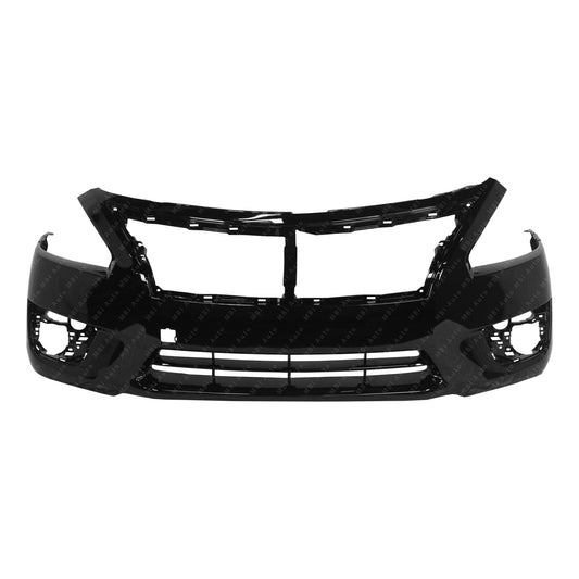 Painted Black Front Bumper KH3 for 2013-2015 Nissan Altima Sedan NI1000285 Bumper-King