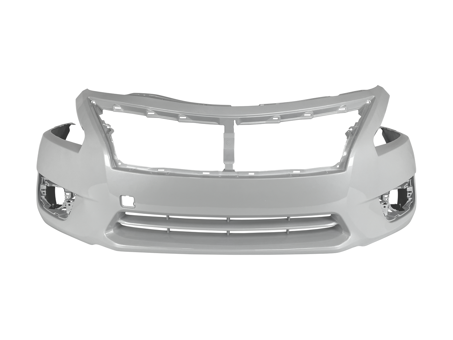 Painted White Front Bumper QAB for 2013-2015 Nissan Altima Sedan NI1000285 Bumper-King