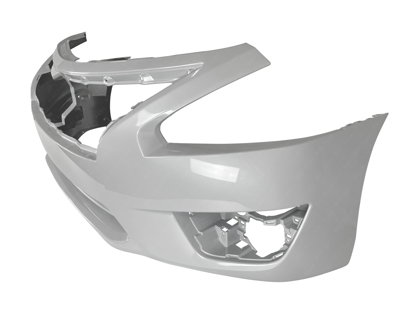 Painted White Front Bumper QAB for 2013-2015 Nissan Altima Sedan NI1000285 Bumper-King