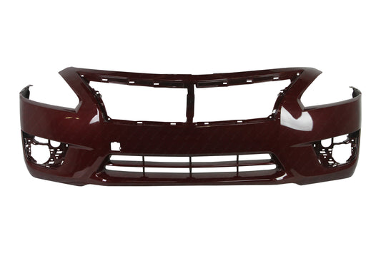 Painted Red Front Bumper NAH for 2013-2015 Nissan Altima Sedan NI1000285 Bumper-King