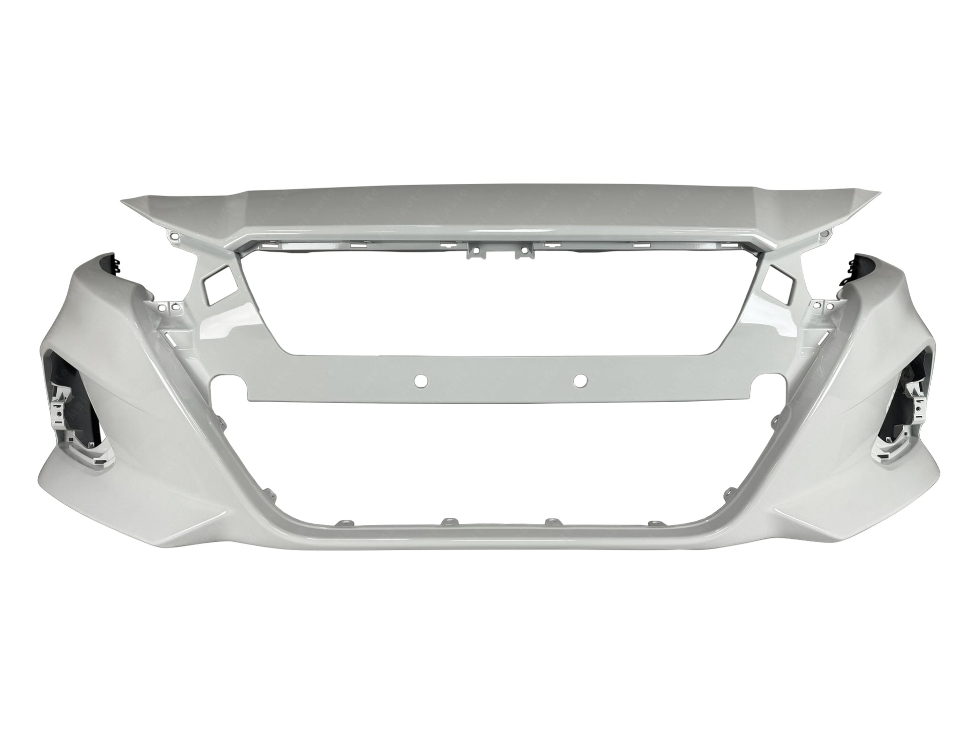 Painted White Front Bumper QAK for 2019-2022 Nissan Altima Models NI1000324 Bumper-King