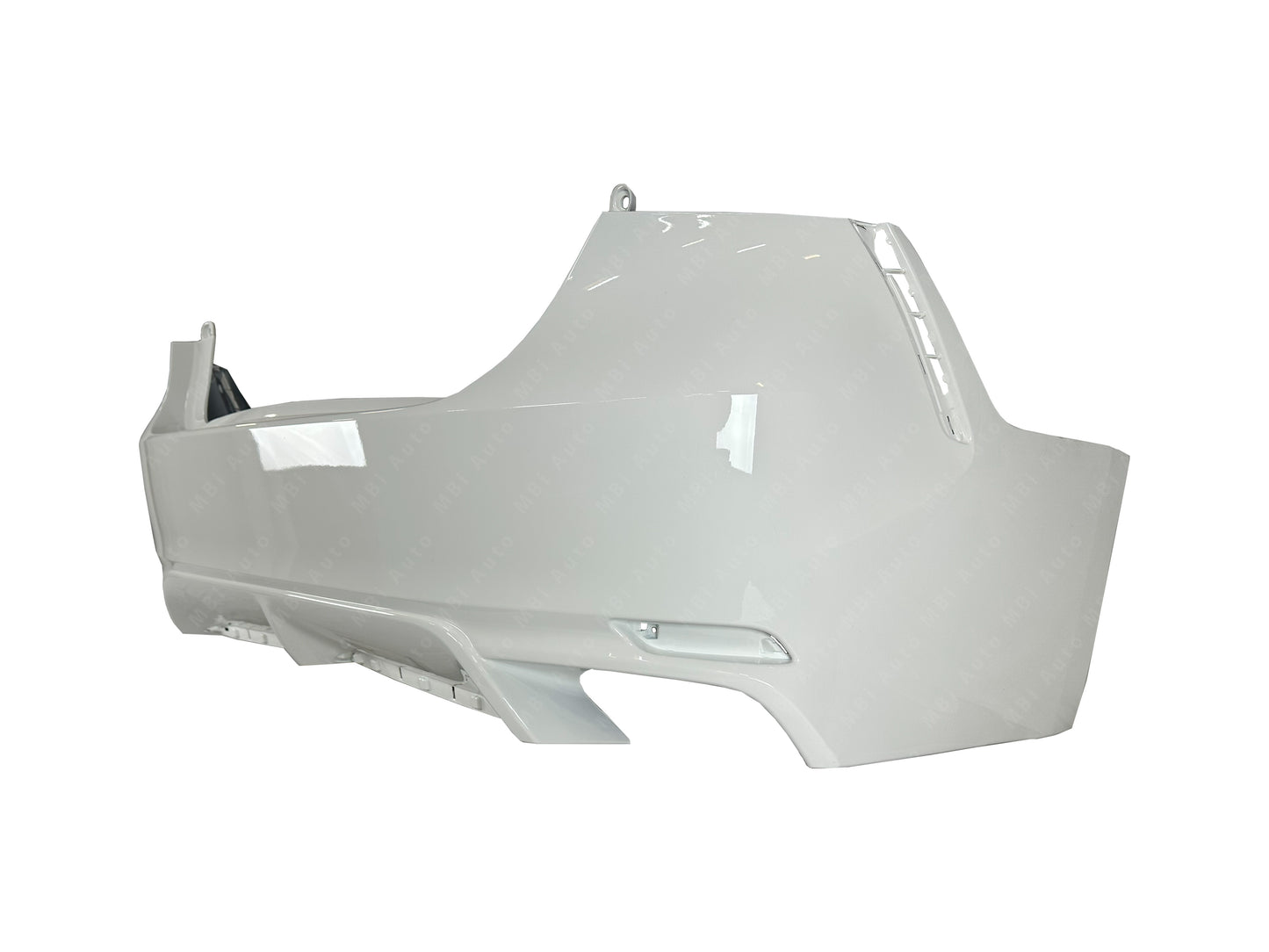 Painted White Rear Bumper 040 for 2018-2024 Toyota Camry SE & XSE TO1100335 Bumper-King