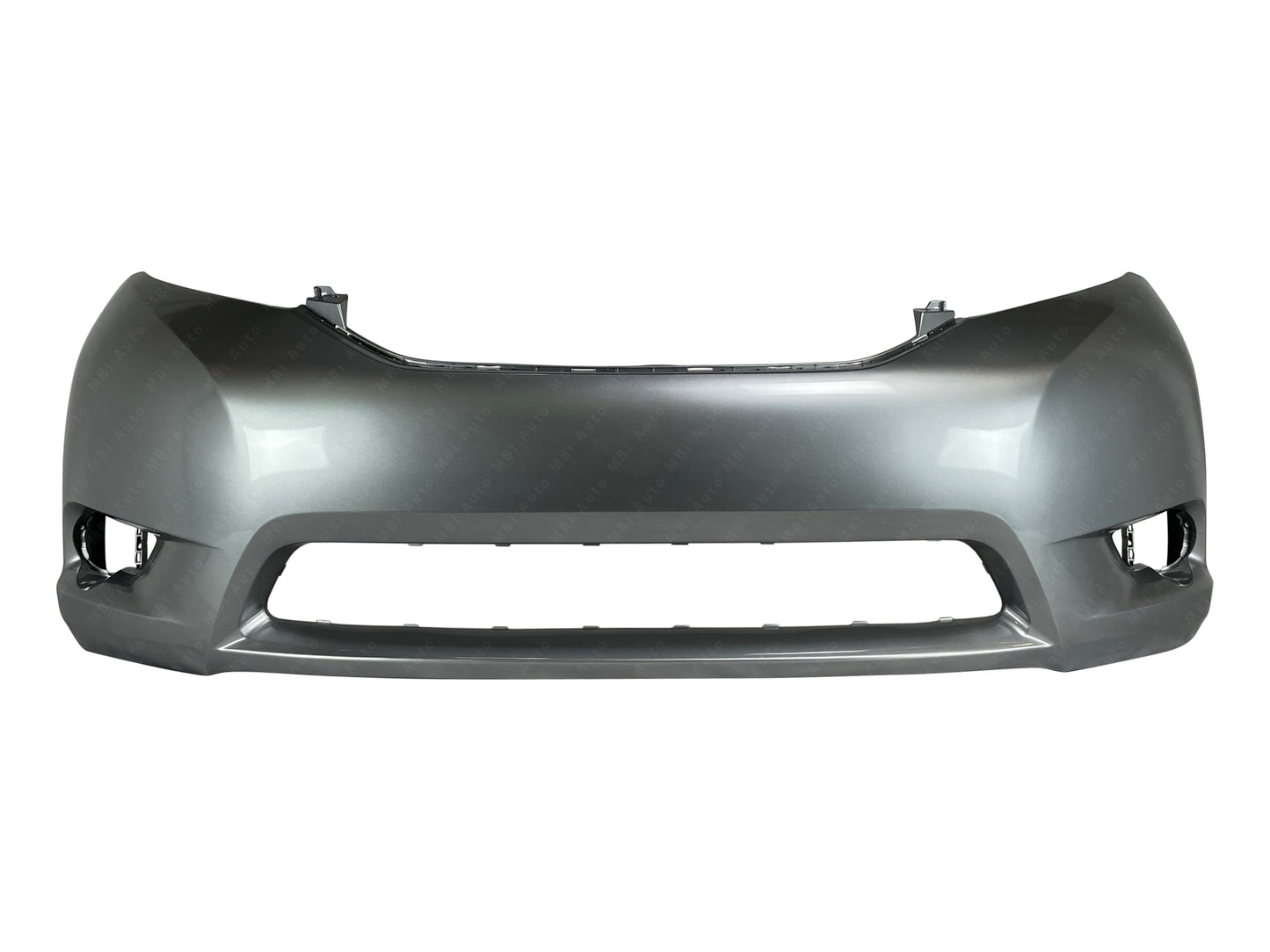 Painted 1D6 Silver Front Bumper 2011-2017 Toyota Sienna No Park Assist Bumper-King