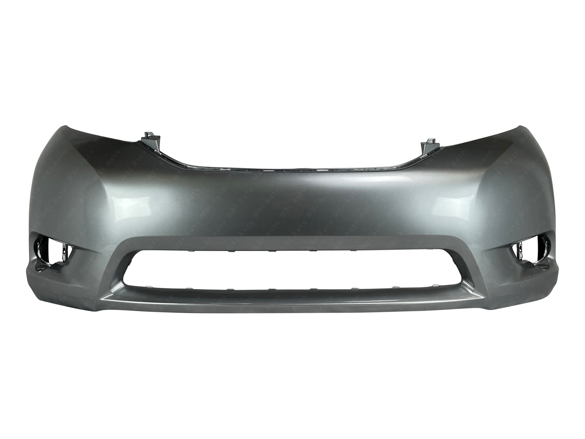 Painted 1D6 Silver Front Bumper 2011-2017 Toyota Sienna No Park Assist Bumper-King