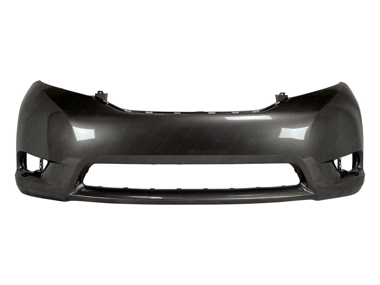 Painted 1H1 Gray Front Bumper 2011-2017 Toyota Sienna No Park Assist Bumper-King