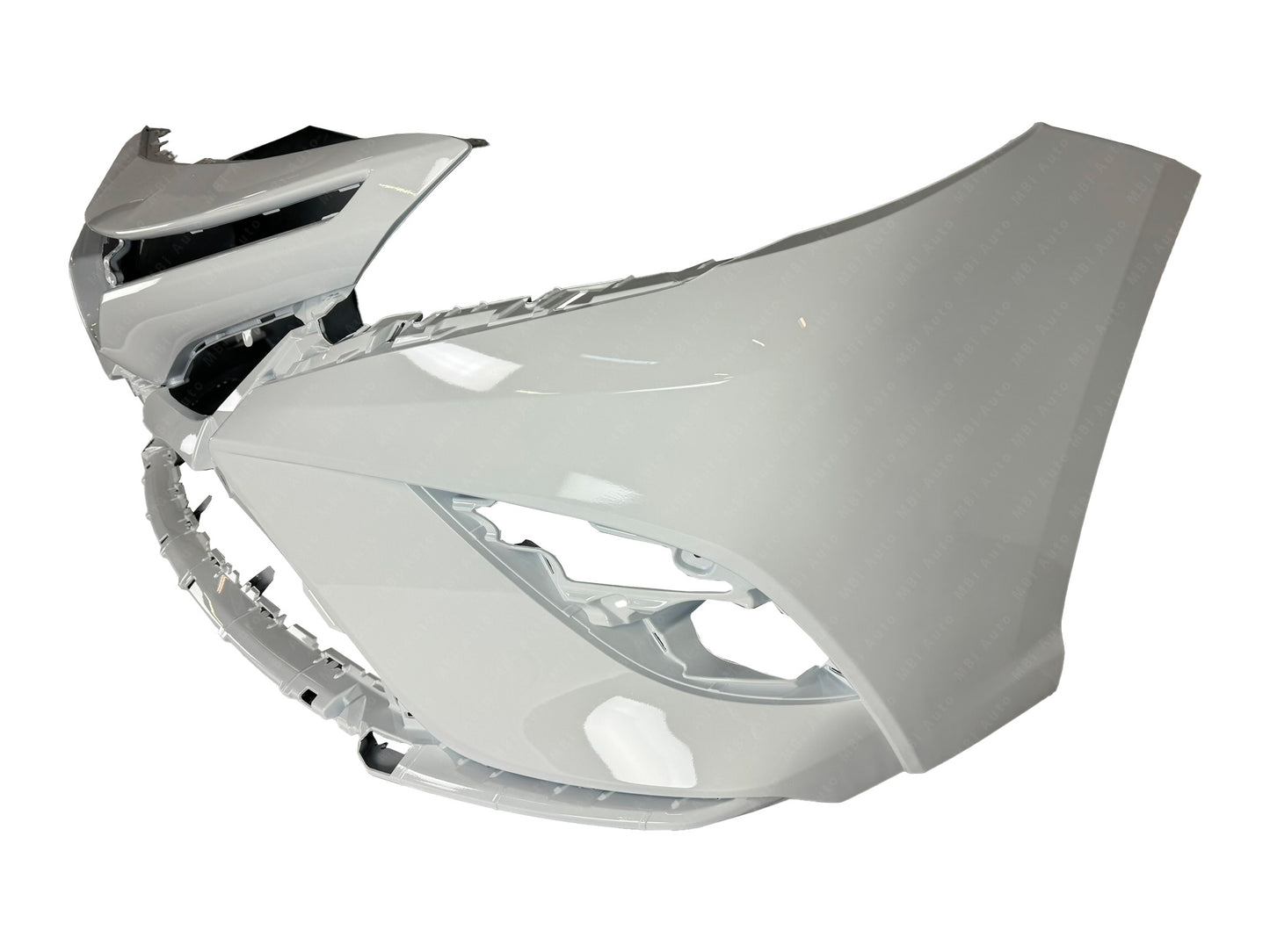Painted White Front Bumper 040 for 2018 - 2020 Toyota Camry SE TO1000440 Bumper-King