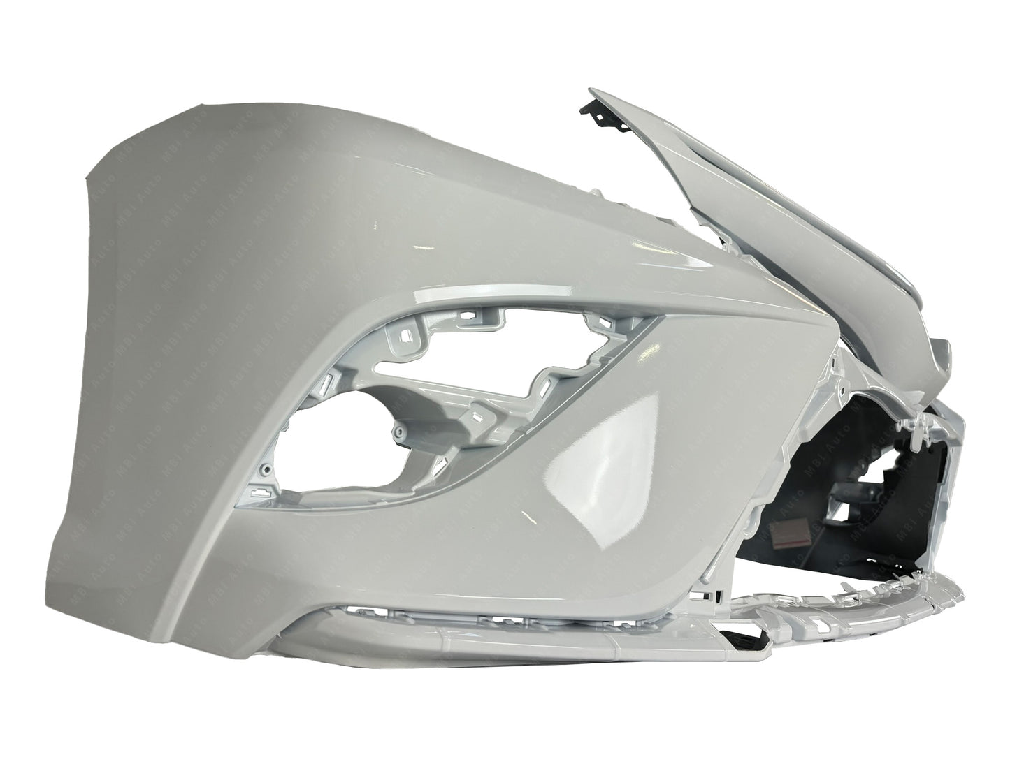 Painted White Front Bumper 040 for 2018 - 2020 Toyota Camry SE TO1000440 Bumper-King