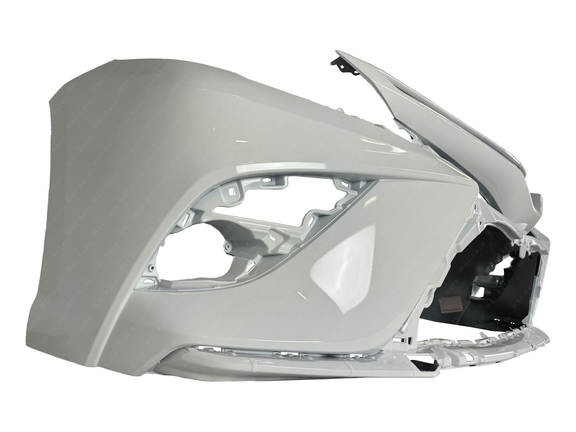Painted White Front Bumper 040 for 2018 - 2020 Toyota Camry SE TO1000440 Bumper-King