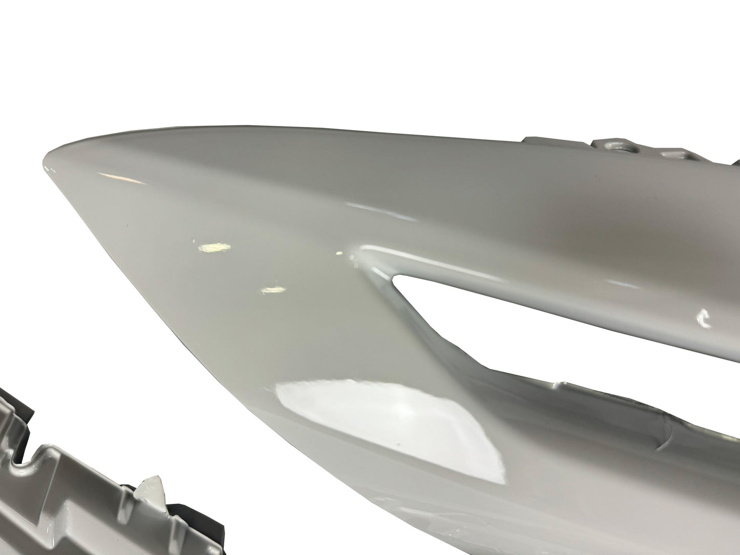 Painted White Front Bumper 040 for 2018 - 2020 Toyota Camry SE TO1000440 Bumper-King