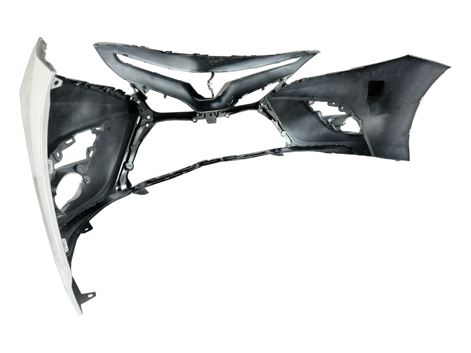 Painted White Front Bumper 040 for 2018 - 2020 Toyota Camry SE TO1000440 Bumper-King