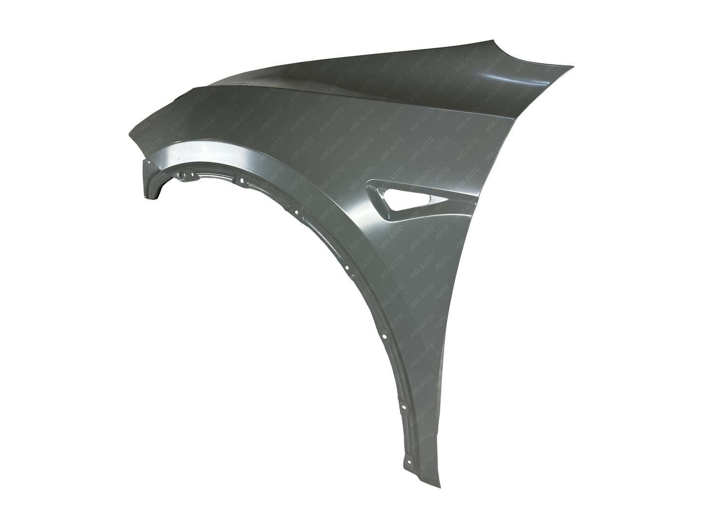 Painted Tesla Model Y driver-side front fender replacement