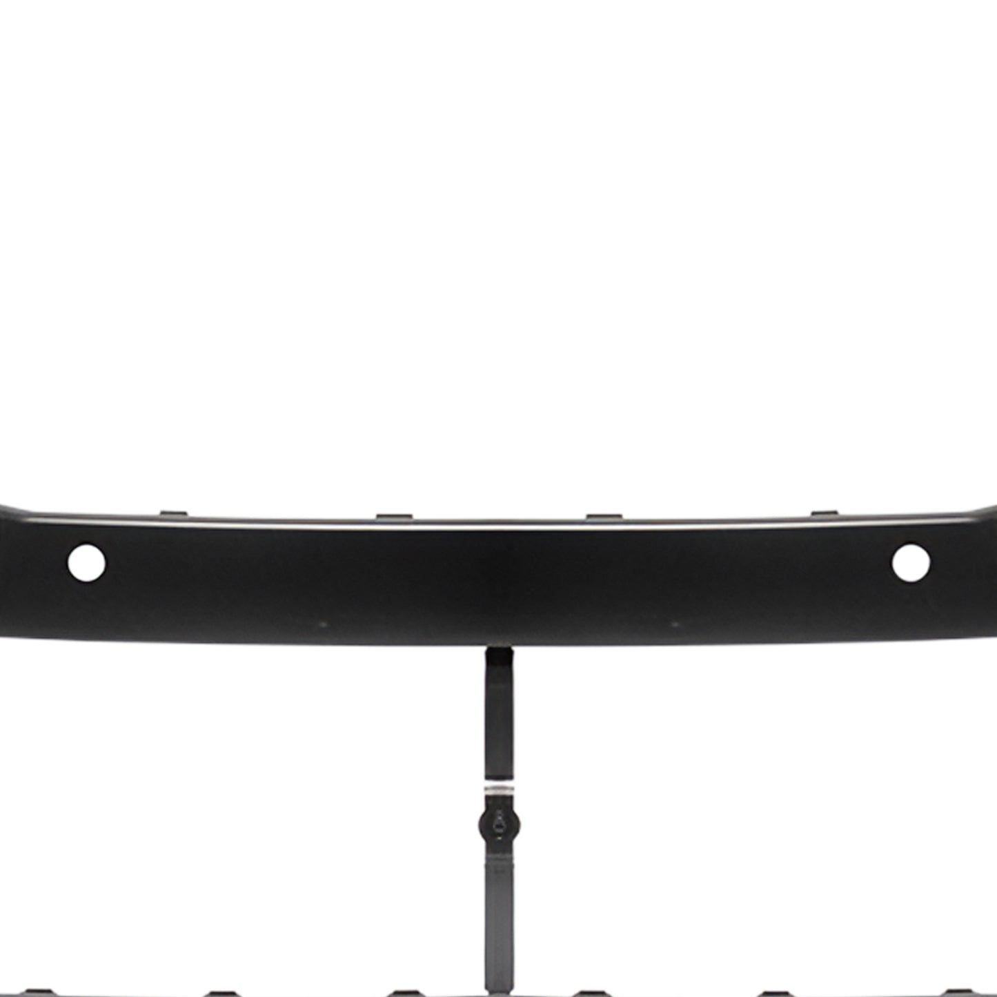 Close-up of painted Toyota Camry XSE front bumper cover replacement