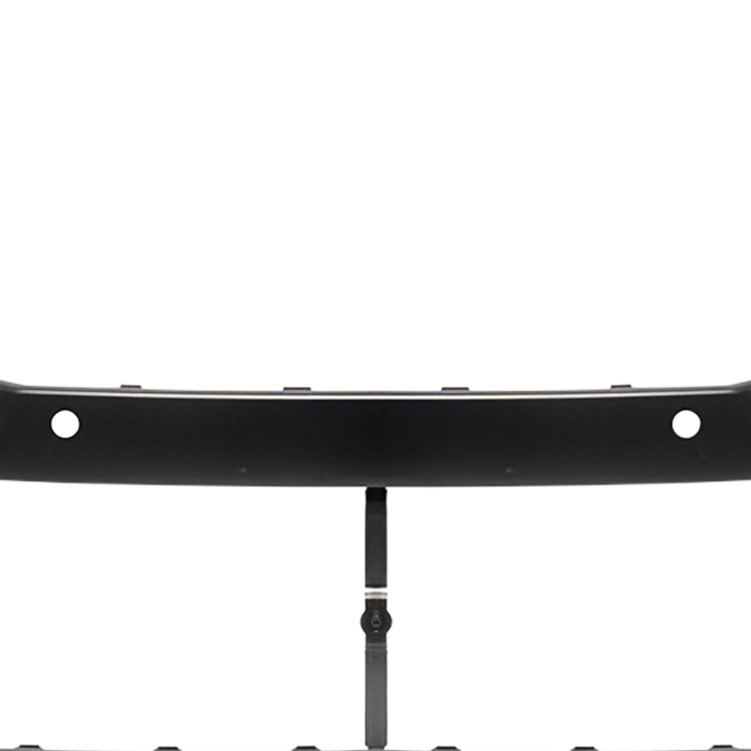 Close-up of painted Toyota Camry XSE front bumper cover replacement
