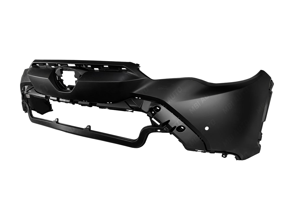 Painted Toyota Corolla Cross front bumper cover replacement with park assist