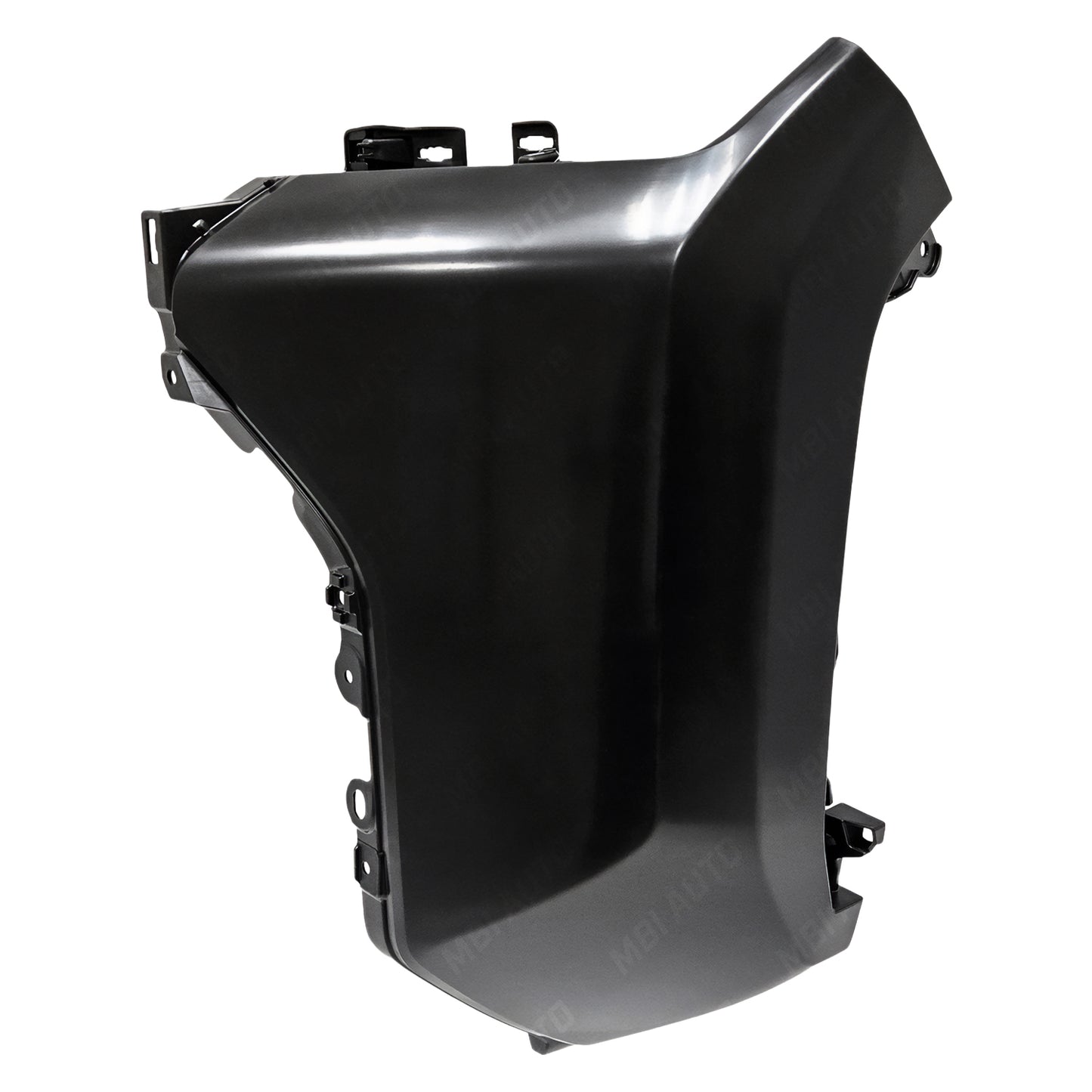 Painted Toyota 4Runner driver-side bumper end without park assist sensor holes