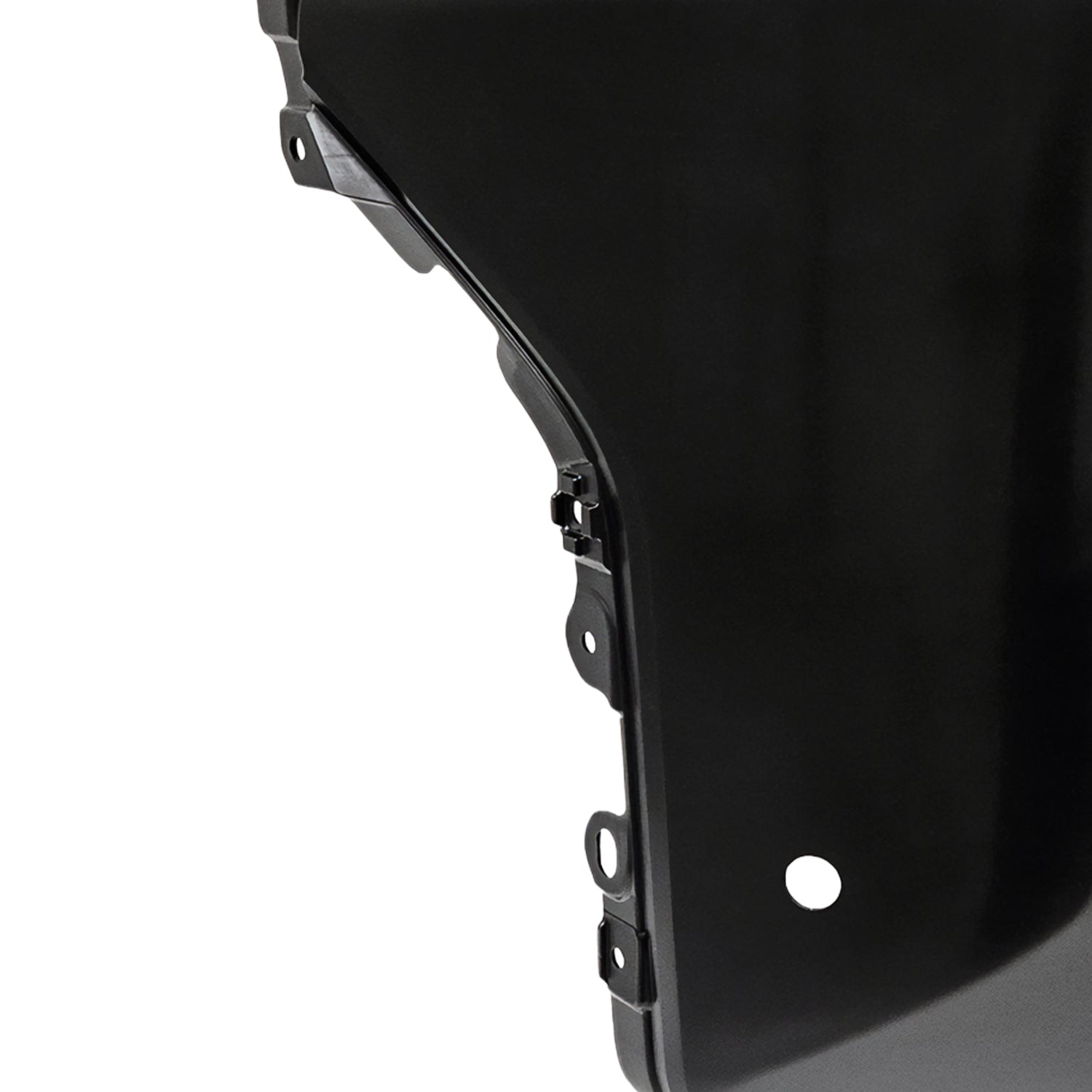 Toyota 4Runner painted left front bumper end shown from an angled installation view
