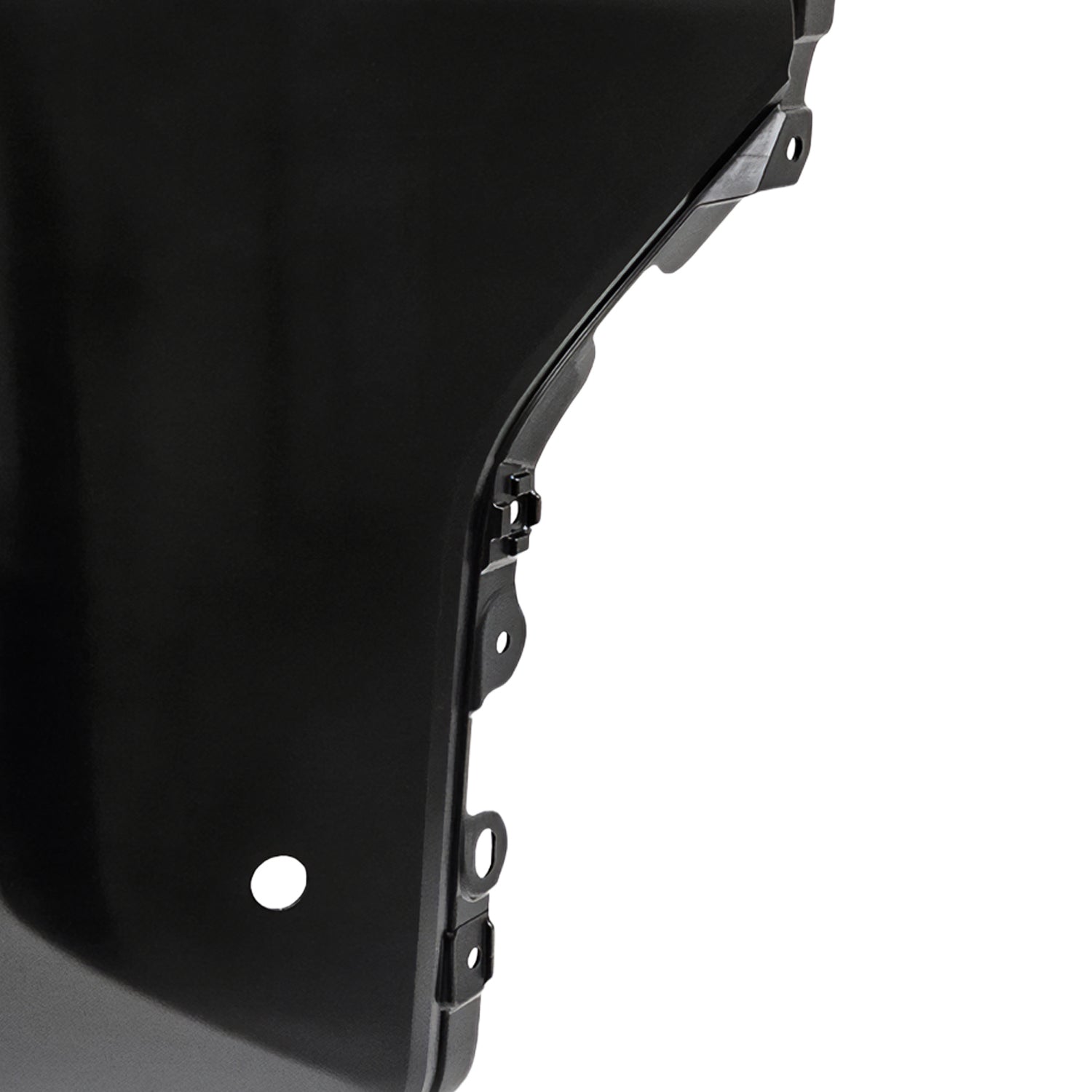 Toyota 4Runner painted right front bumper end shown from an angled installation view
