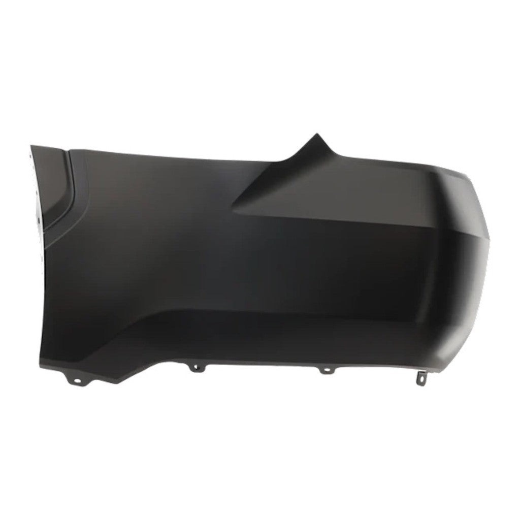 Painted Toyota Tundra driver-side left rear bumper end without flare or park assist