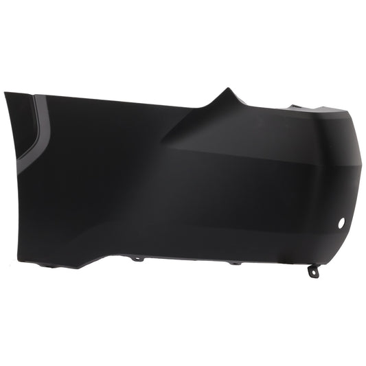 Painted Toyota Tundra passenger-side right rear bumper end without flare and with park assist