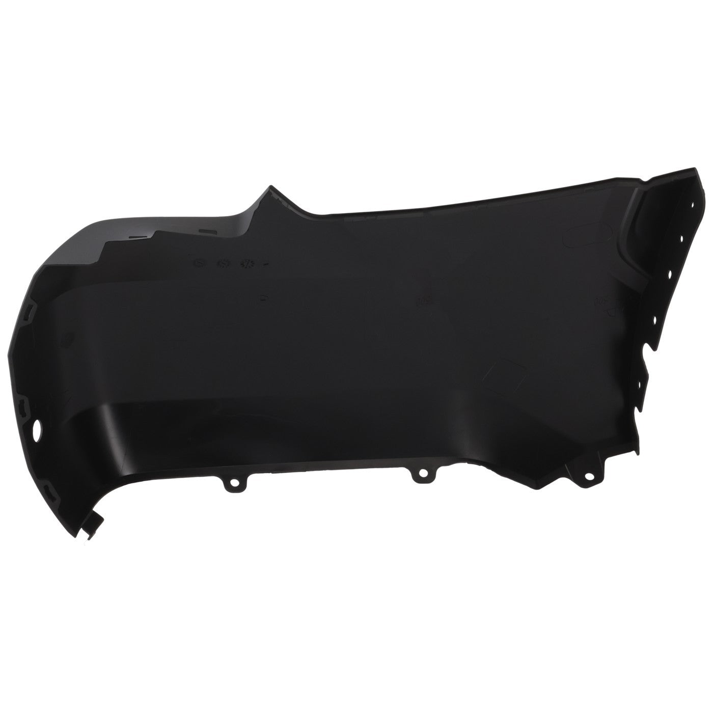 Toyota Tundra painted right rear bumper end shown from an angled installation view